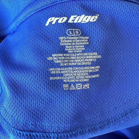 Florida Gators Polo Shirt Sz L Blue Orange Football Pro Edge Perforated … - Picture 11 of 12